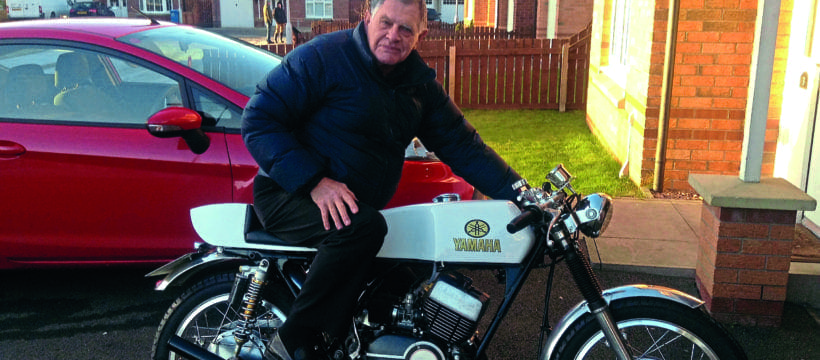 Bob and his 1972 Yamaha YD57