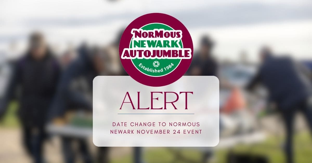 Normous Newark Autojumble rescheduled